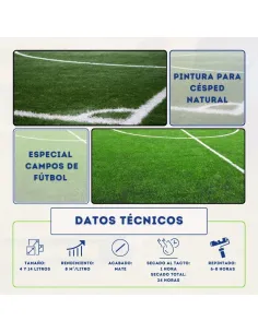 Tinta para Relva Natural de Campos de Futebol Bricosalvaje 2