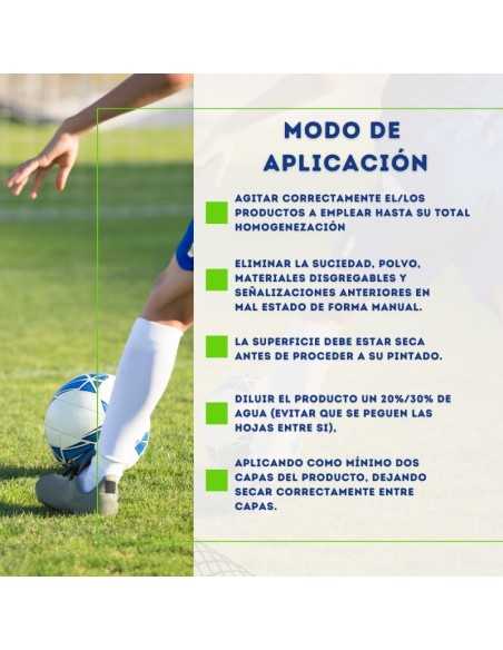 Pintura para Césped Natural de Campos de Fútbol Bricosalvaje