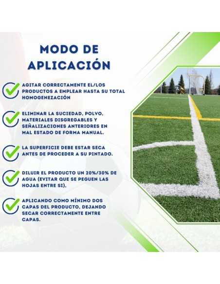 Pintura para Relvado Artificial de Campos de Futebol Bricosalvaje