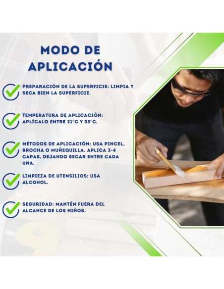 Barniz a muñequilla de goma y brillante Bricosalvaje