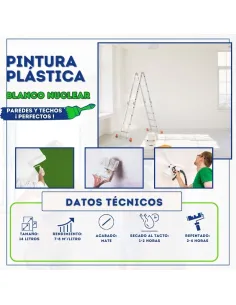 Tinta Plástica Branco Nuclear 14 L Bricosalvaje 2