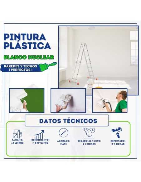Pintura Plástica Blanco Nuclear Bricosalvaje