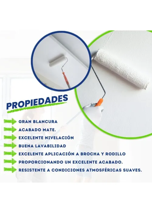 Pintura Plástica Blanco Nuclear Bricosalvaje