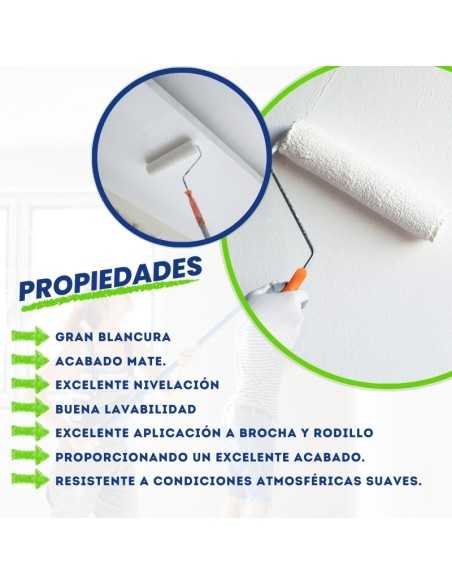 Tinta Plástica Branco Nuclear 14 L Bricosalvaje