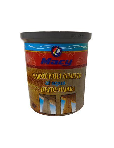 Barniz para Cemento al Agua Efecto Madera