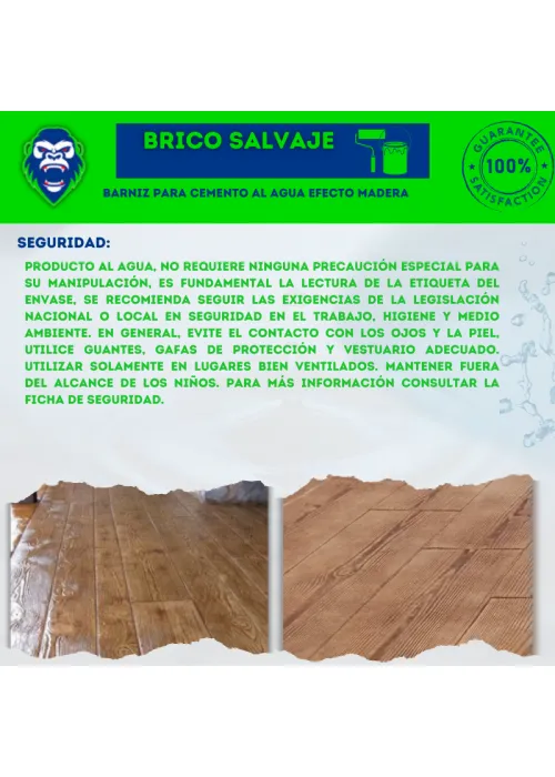 Barniz para Cemento al Agua Efecto...