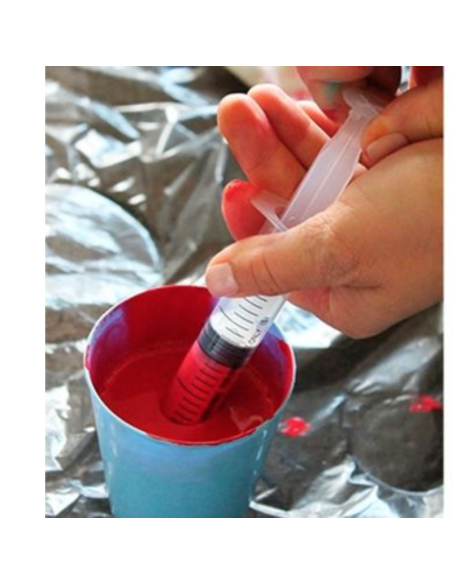 Jeringuilla para Tintes