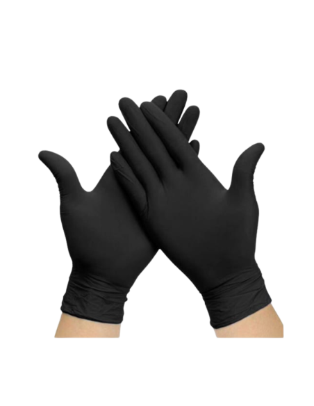 Guantes de Nitrilo Negros 100uds