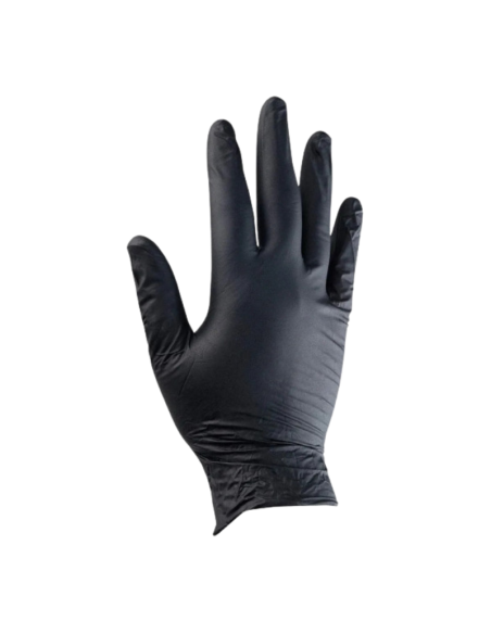 Guantes de Nitrilo Negros 100uds