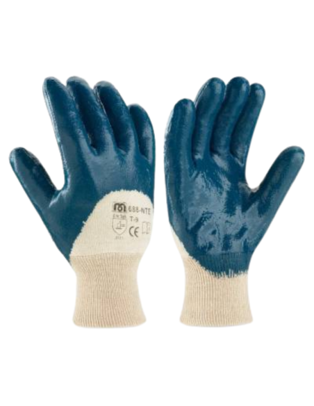 Guantes de Nitrilo Azul Fuerte
