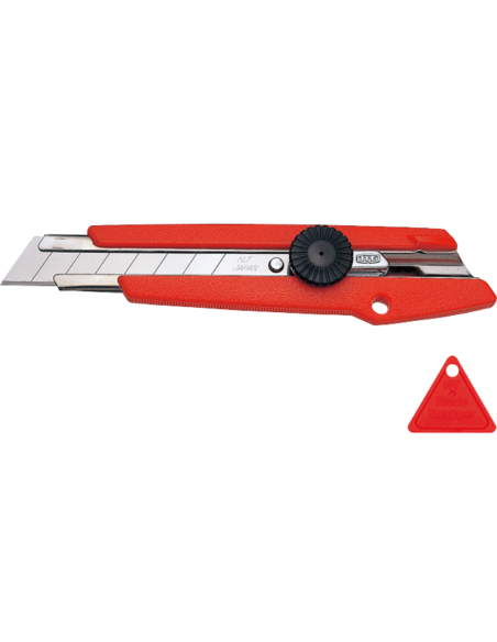 Cutter L-500 P con 3 Cuchillas de 18mm Pack de 10uds