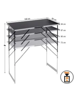 Mesa de Empapelar de Aluminio 2