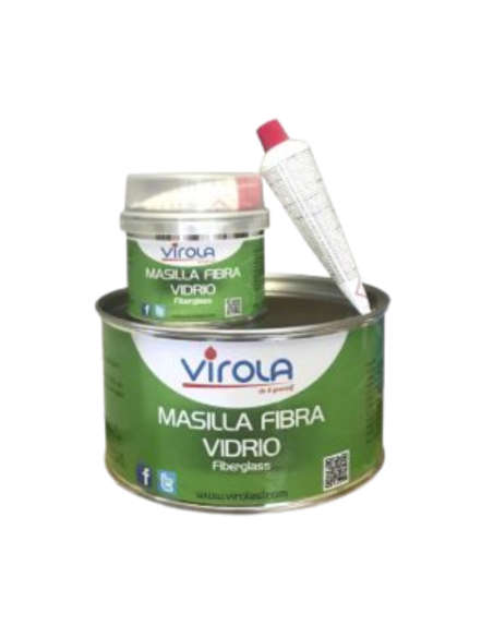 Masilla Fibra de Vidrio 1,7Kg Pack de 10uds