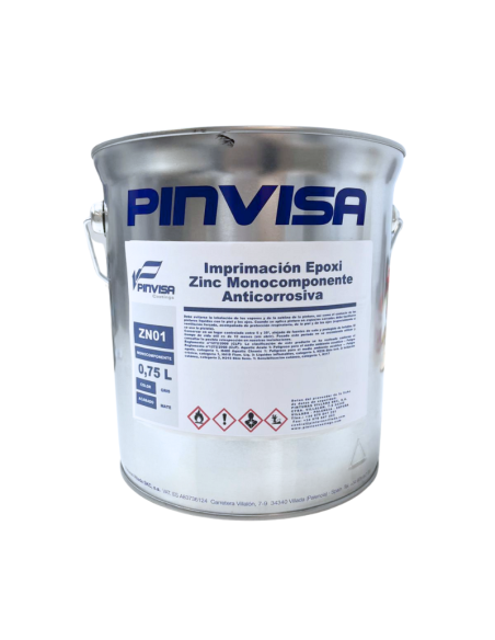 Imprimación Epoxi Zinc Monocomponente Anticorrosiva (PINVISA)