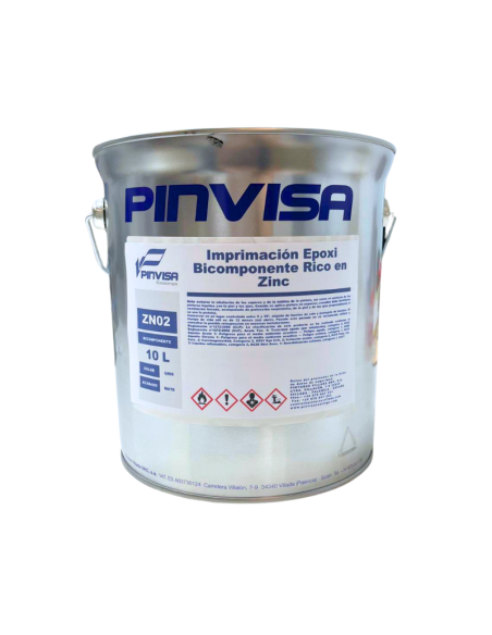 Imprimación Epoxi Bicomponente Rico en Zinc + Endurecedor (PINVISA)