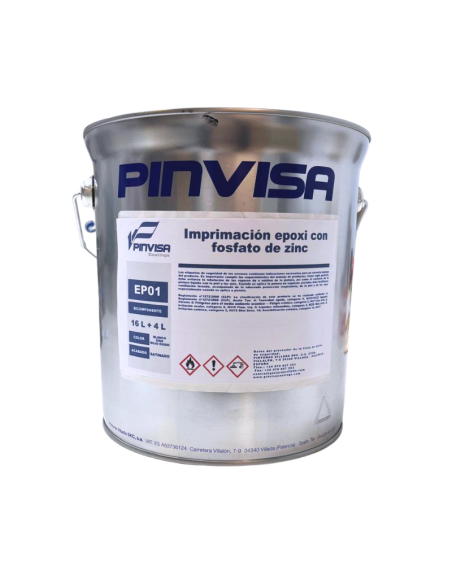 Imprimación Epoxi con Fosfato de Zinc + Endurecedor (PINVISA)