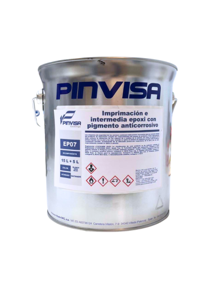 Imprimación e Intermedia Epoxi con Pigmento Anticorrosivo + Endurecedor (PINVISA)