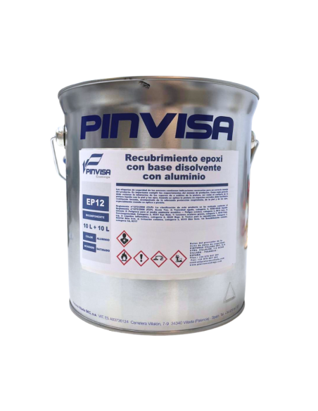 Recubrimiento Epoxi con Base Disolvente con Aluminio + Endurecedor (PINVISA)