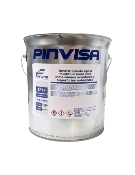Revestimiento Epoxi Multifuncional para Inmersiones Acuáticas y Superficies Enterradas + Endurecedor(PINVISA)