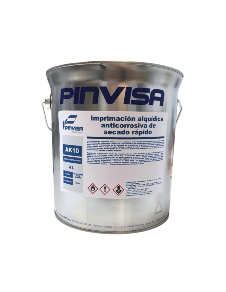 Imprimación Alquídica Anticorrosiva de Secado Rápido Mate(PINVISA)