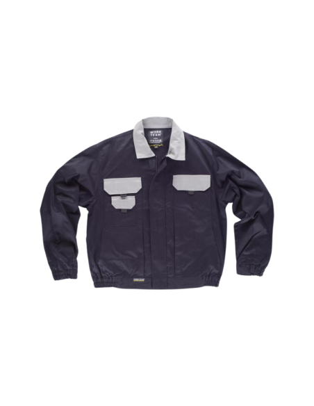 Cazadora Combinada de Algodón