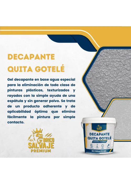 Quita Gotelé BricoSalvaje Premium Eliminador de Pinturas