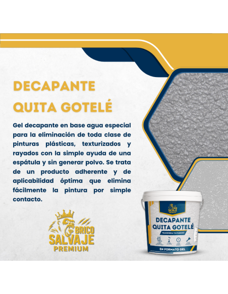 Removedor de Gotelê BricoSalvaje Premium Eliminador de Tintas