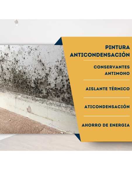 Pintura Anticondensación Bricosalvaje Premium – Aislante Térmico, Antimoho, Ultra Mate, Interior Paredes y Techos