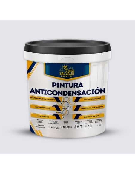 Pintura Anticondensación Bricosalvaje Premium – Aislante Térmico, Antimoho, Ultra Mate, Interior Paredes y Techos