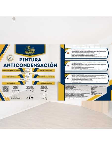 Pintura Anticondensación Bricosalvaje Premium – Aislante Térmico, Antimoho, Ultra Mate, Interior Paredes y Techos