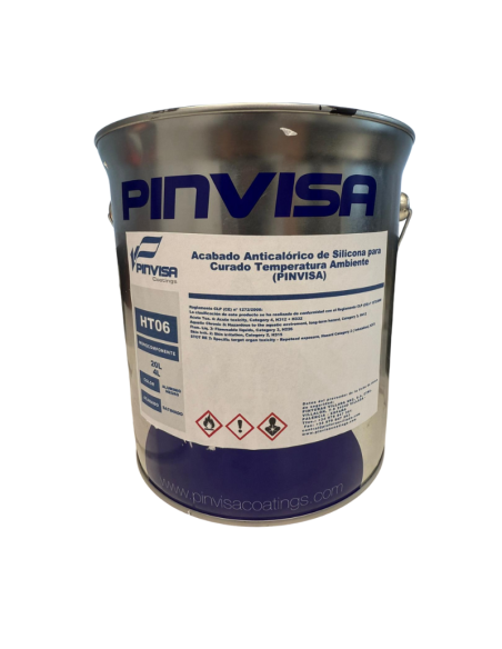 Acabado Anticalórico De Silicona Pura De Curado A Temperatura Ambiente