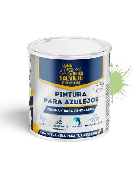 Peinture Brillante pour Carreaux de Salle de Bain et Cuisine BRICOSALVAJE PREMIUM – Haute résistance et lavabilité