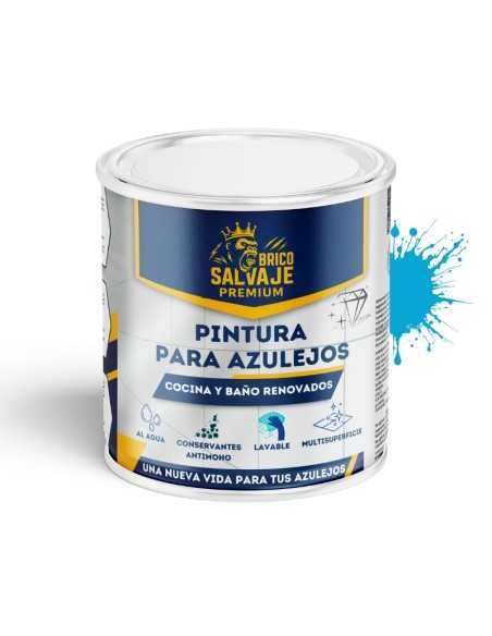 Pintura para Azulejos de Banheiro e Cozinha Brilhante BRICOSALVAJE PREMIUM – Alta resistência e lavabilidade