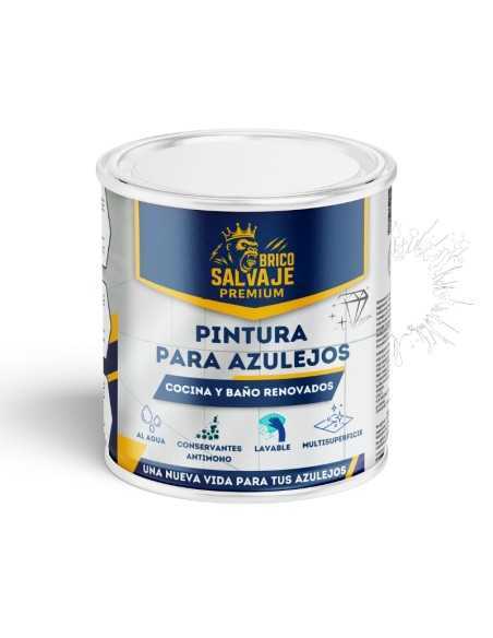 Pintura para Azulejos de Banheiro e Cozinha Acetinado BRICOSALVAJE PREMIUM – Alta resistência e lavabilidade