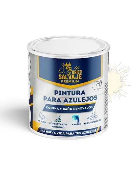 Pintura para Azulejos de Baño y Cocina Satinado BRICOSALVAJE PREMIUM – Alta resistencia y lavabilidad