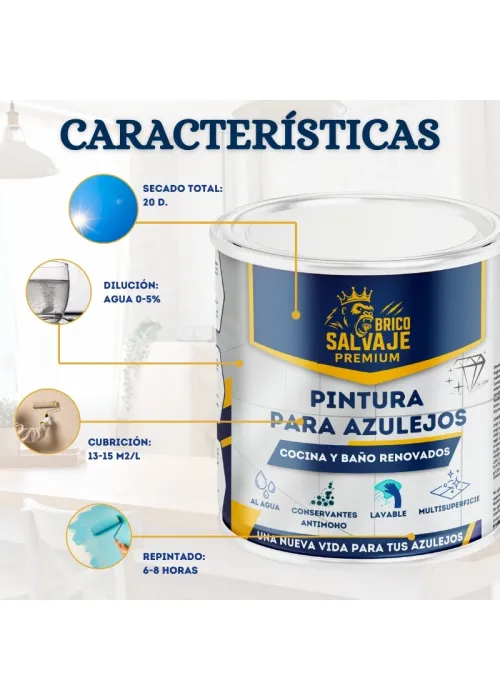 Peinture Satinée pour Carreaux de...