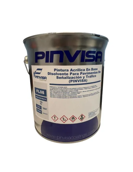 Pintura acrílica Base Disolvente Señalización y Tráfico (PINVISA)