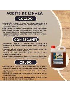 Aceite de Linaza Cocido para Madera BricoSalvaje Premium 2