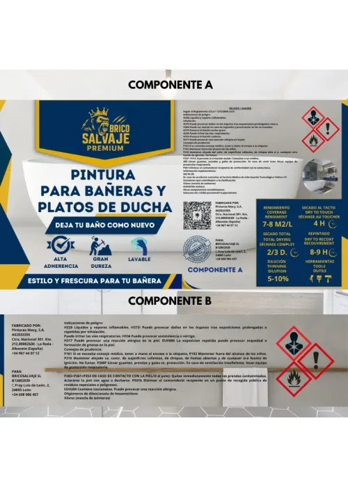 Tinta Fosca para Banheiras e Bases de...