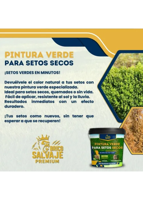 Pintura Verde para Setos Secos... Pintura Verde para Setos Secos...