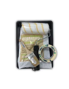 Kit Herramientas para Pintar (Cubeta 22cm + Rodillo 18cm...
