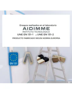 Escalera de Madera Profesional | Segura y Resistente 150kg 2