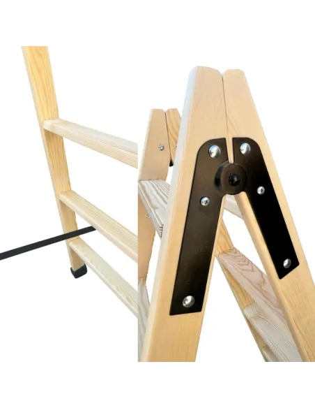 Escalera de Madera Profesional | Segura y Resistente 150kg