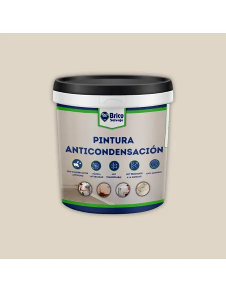 Peinture anti-condensation, anti-humidité, avec conservateurs anti-moisissures Bricosalvaje