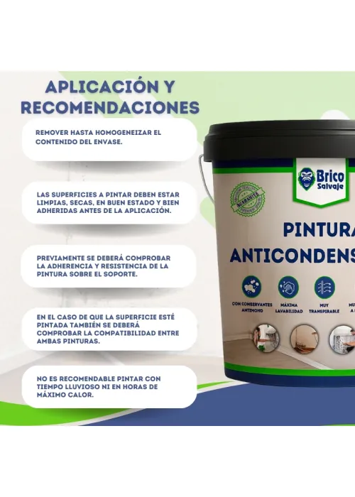 Pintura Anticondensación, aislante y...