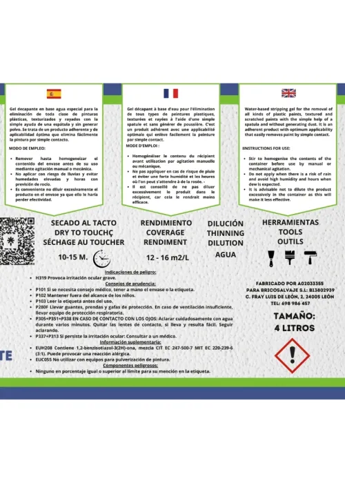 Quita Gotelé Bricosalvaje Eliminador...