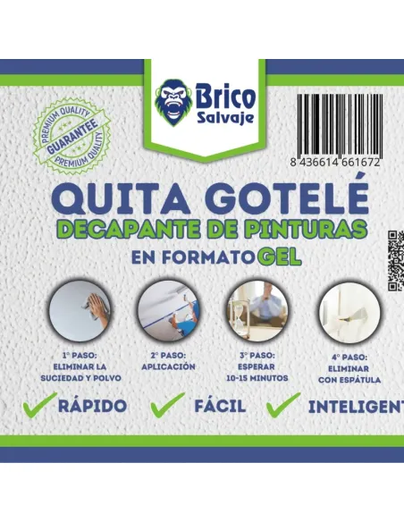 Quita Gotelé Bricosalvaje Eliminador de Pinturas