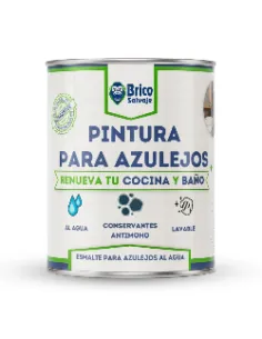 Pintura para Azulejos de Baño y Cocina Mate Bricosalvaje