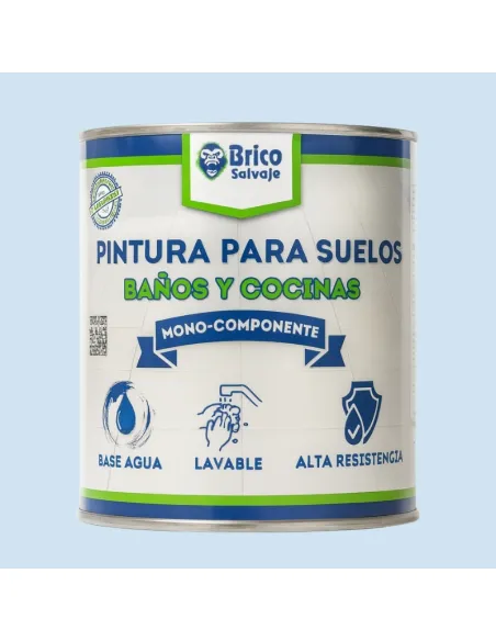 Peinture pour Sols de Salle de Bain et Cuisine Bricosalvaje