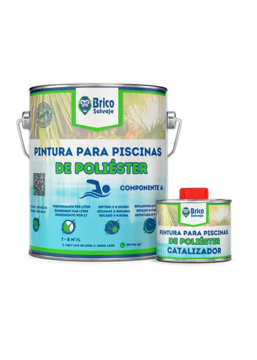 Tinta para Piscinas de Poliéster com...